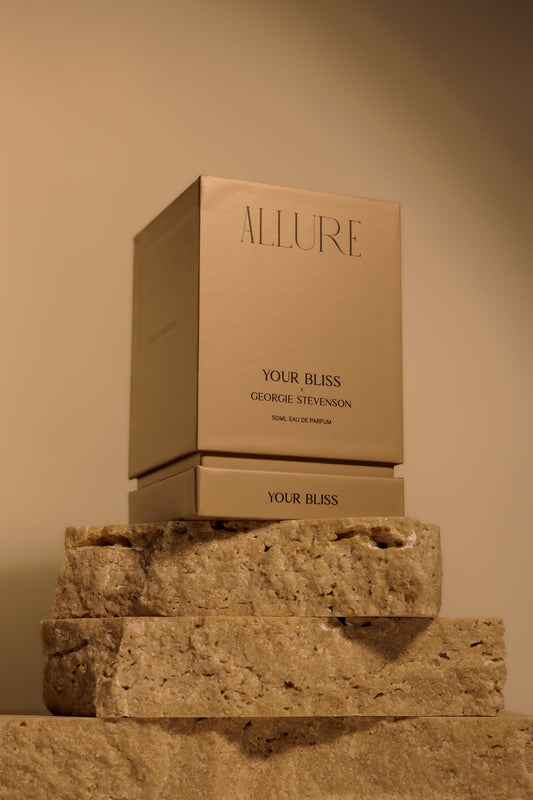 Your Bliss Allure perfume — available in-store at Belles and Brides Redcliffe