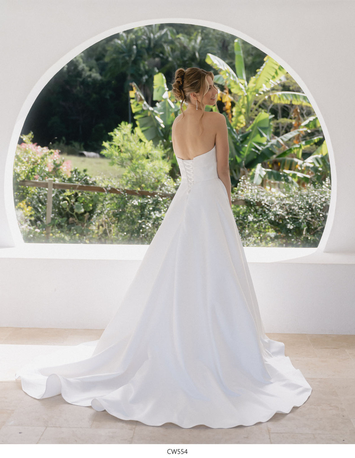 Drew Valentine CW554 bridal gown at Belles and Brides, Redcliffe bridal boutique near Brisbane – view 2