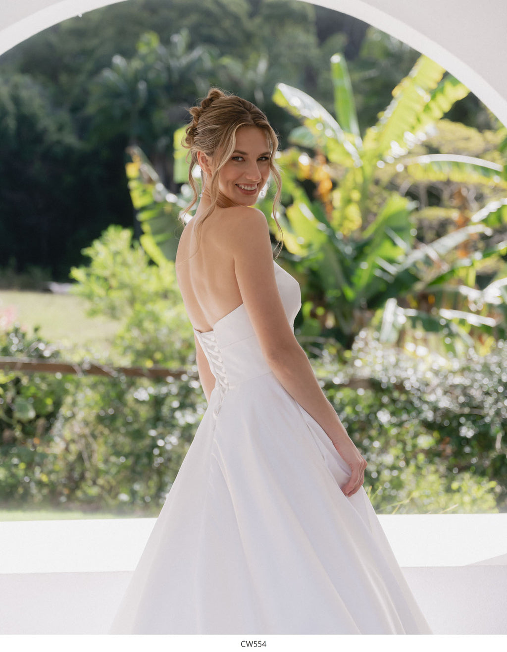 Drew Valentine CW554 bridal gown at Belles and Brides, Redcliffe bridal boutique near Brisbane – view 3
