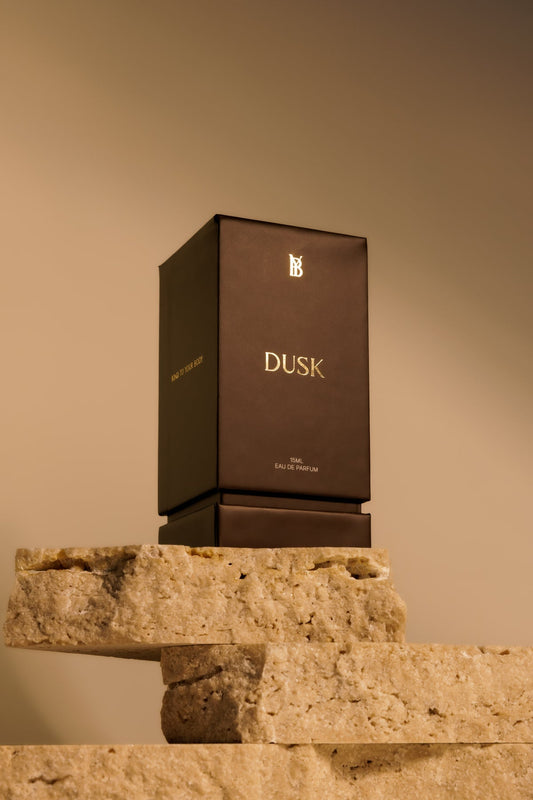 Your Bliss Dusk 15ml perfume box — available in-store at Belles and Brides Redcliffe