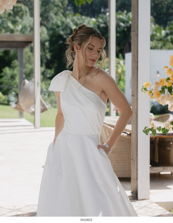 Drew Valentine DV24025 bridal gown at Belles and Brides, Redcliffe bridal boutique near Brisbane
