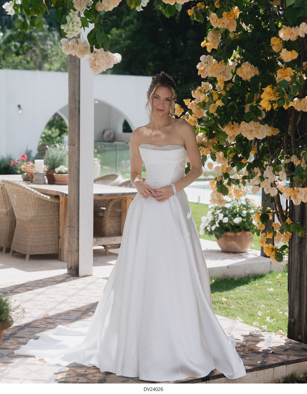 Drew Valentine DV24026 bridal gown at Belles and Brides, Redcliffe bridal boutique near Brisbane