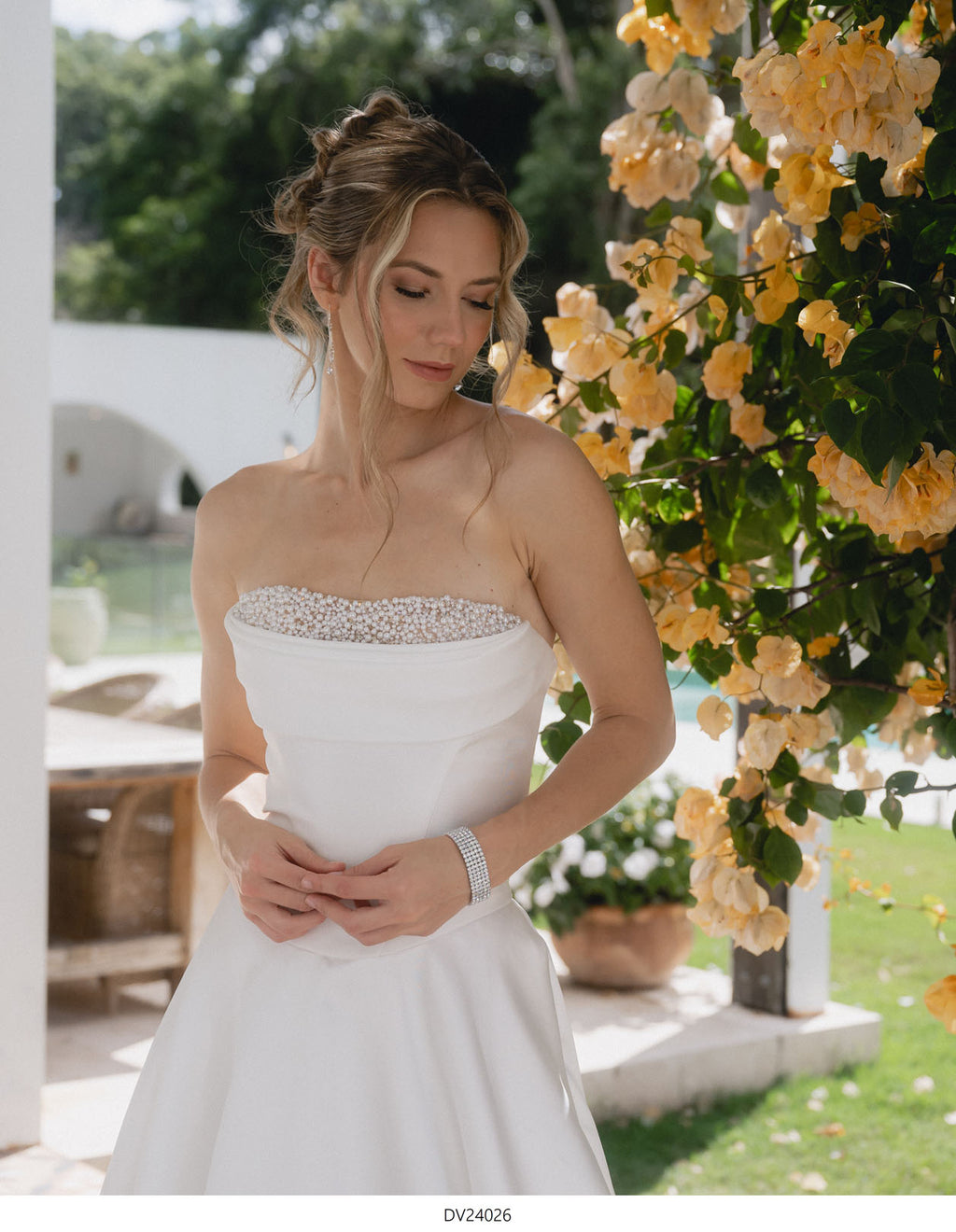 Drew Valentine DV24026 bridal gown at Belles and Brides, Redcliffe bridal boutique near Brisbane – view 3