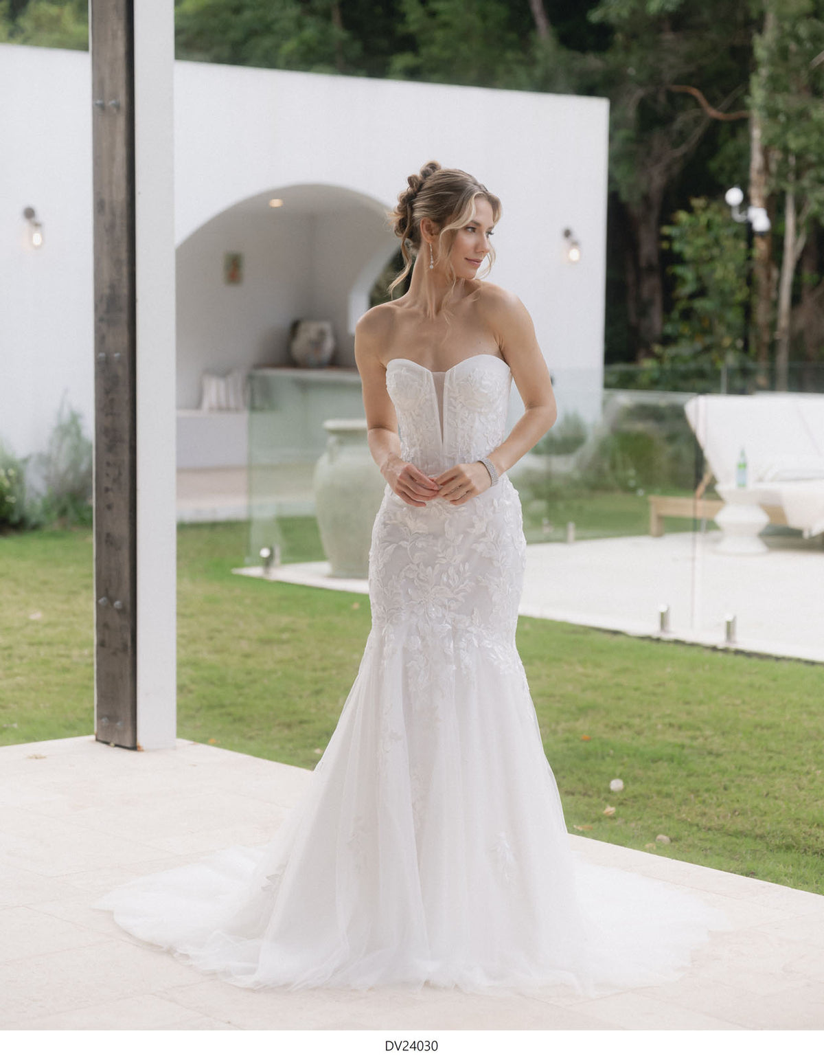 Drew Valentine DV24030 bridal gown at Belles and Brides, Redcliffe bridal boutique near Brisbane
