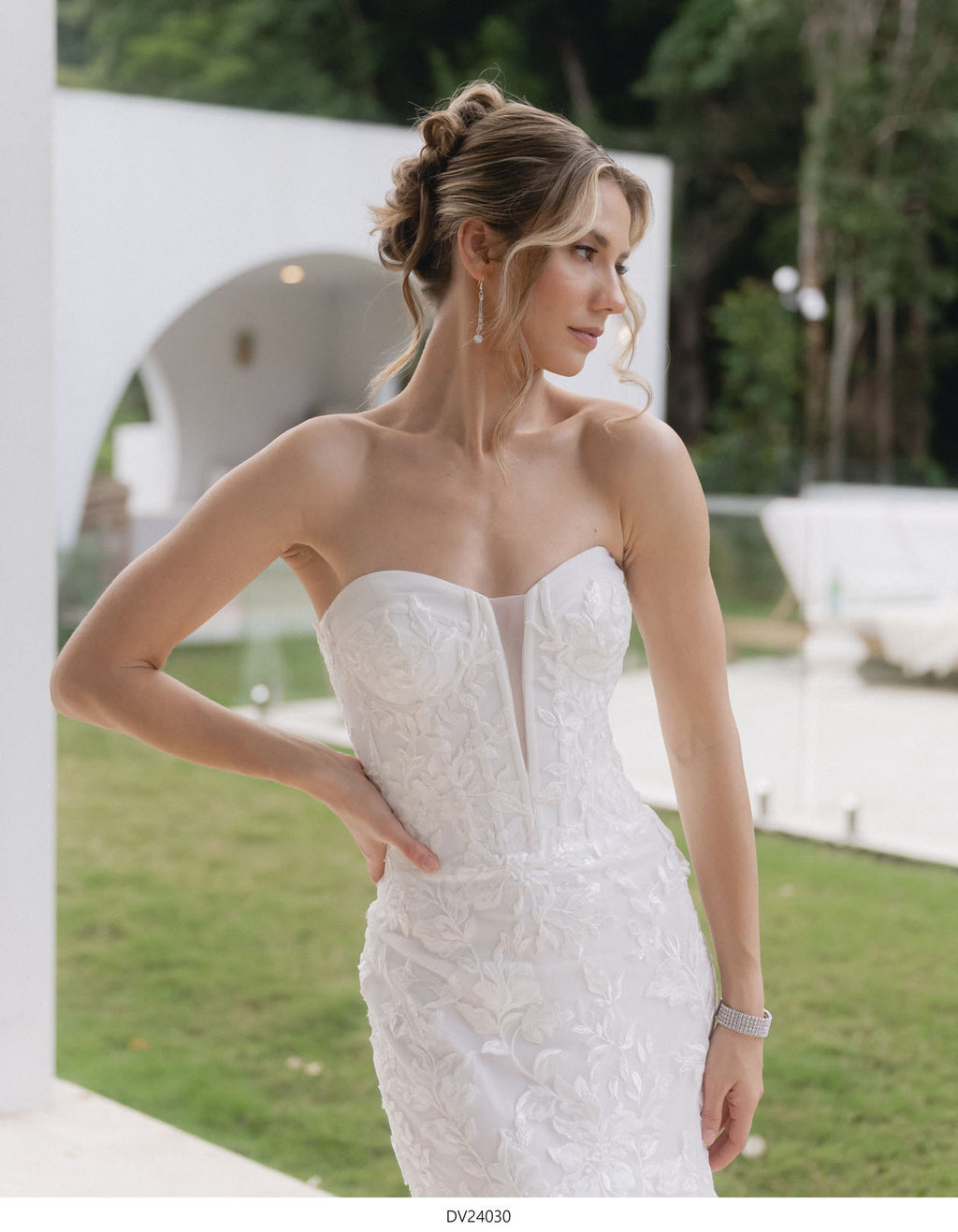 Drew Valentine DV24030 bridal gown at Belles and Brides, Redcliffe bridal boutique near Brisbane – view 2