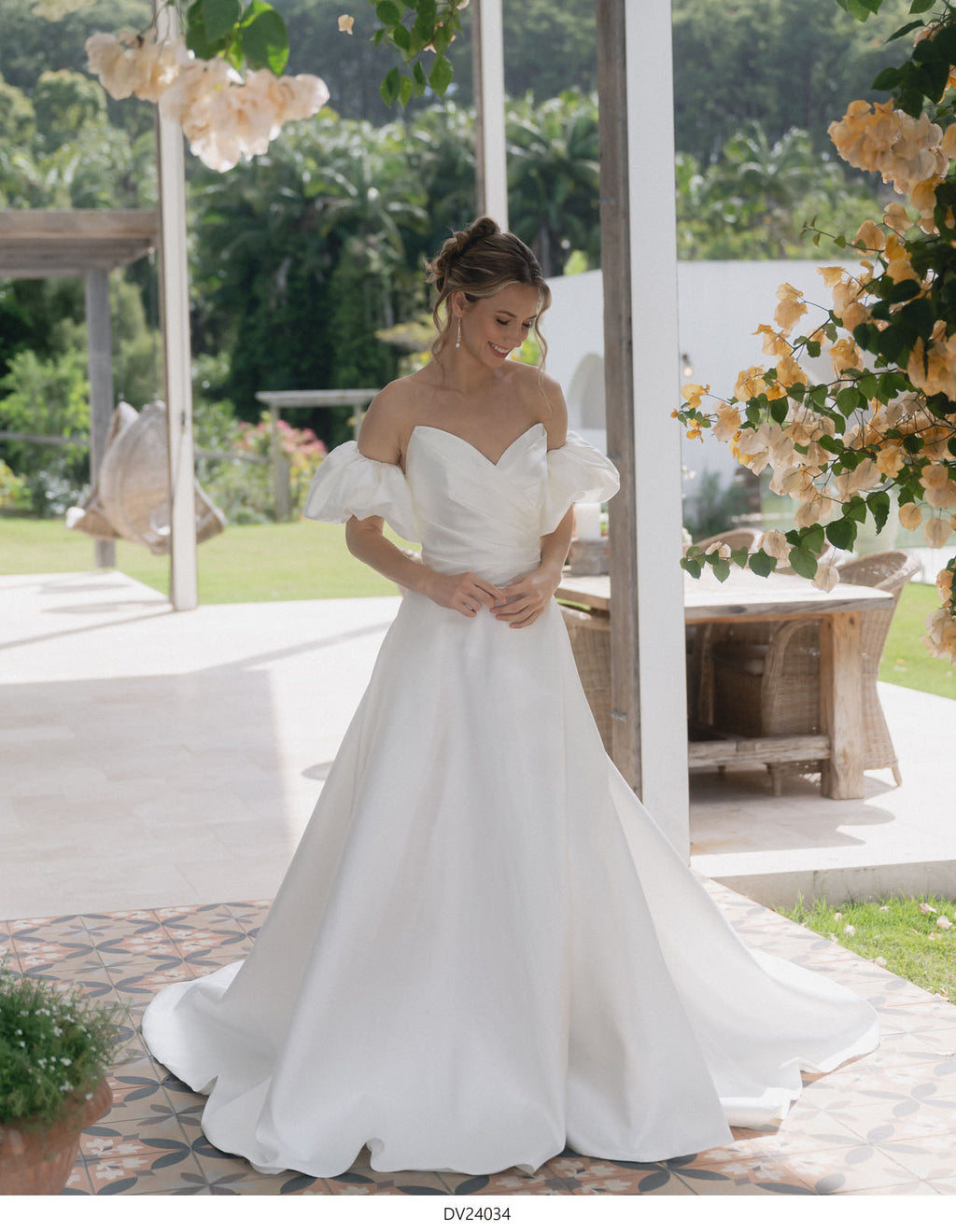 Drew Valentine DV24034 bridal gown at Belles and Brides, Redcliffe bridal boutique near Brisbane
