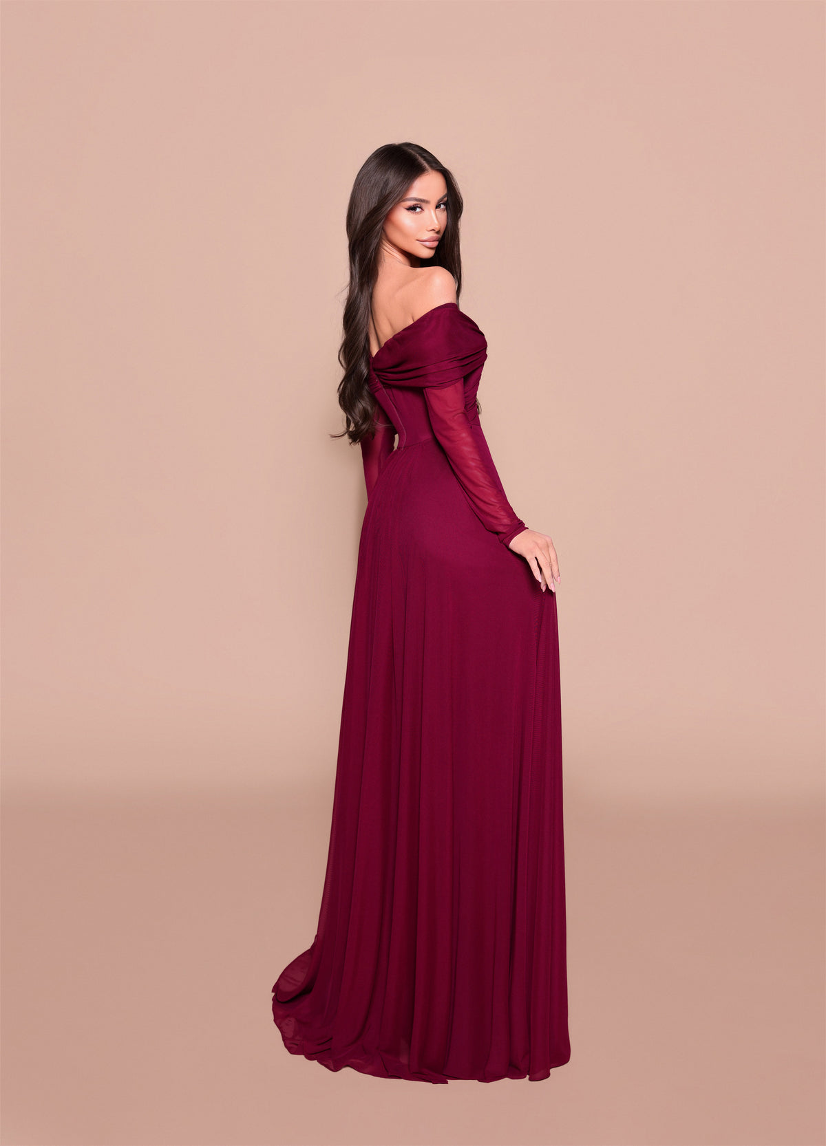 NBM3025 mother of the bride/groom dress at Belles and Brides, Redcliffe bridal boutique near Brisbane – view 2