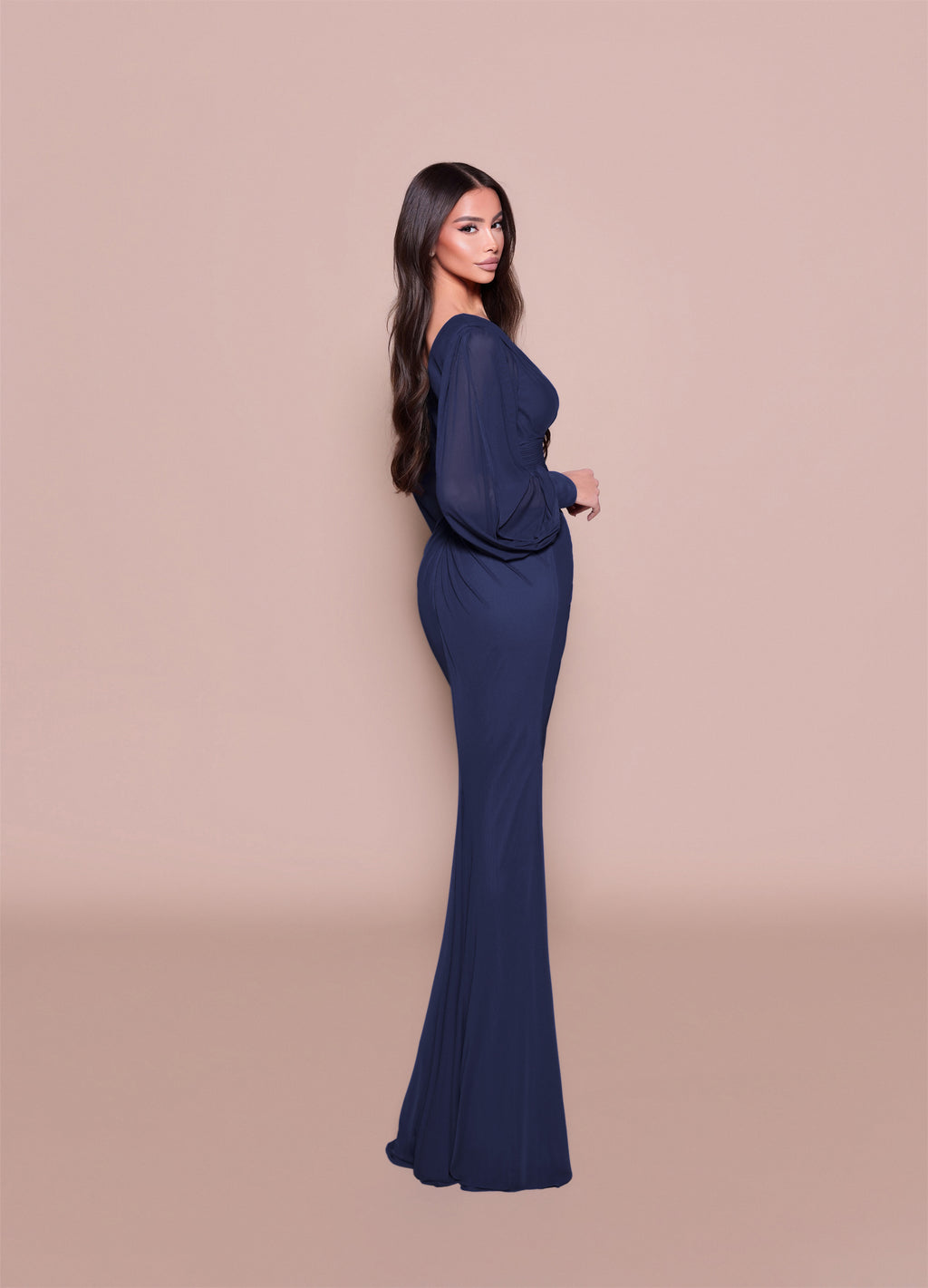 NBM3036 mother of the bride/groom dress at Belles and Brides, Redcliffe bridal boutique near Brisbane – view 2