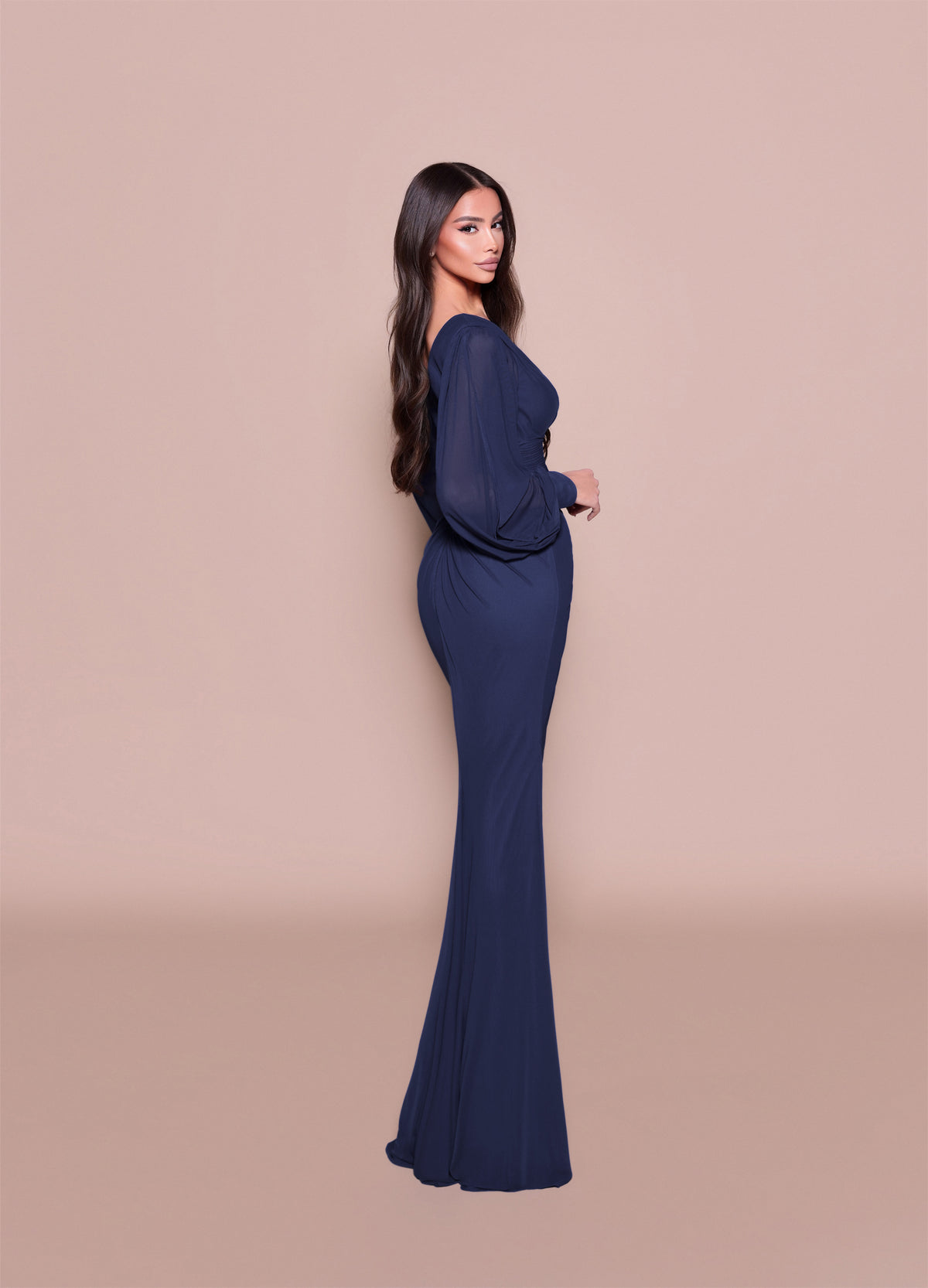 NBM3036 mother of the bride/groom dress at Belles and Brides, Redcliffe bridal boutique near Brisbane – view 2