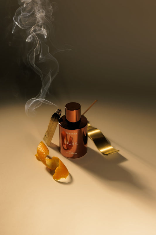 Your Bliss Dusk perfume bottle — low tox vegan Australian perfume