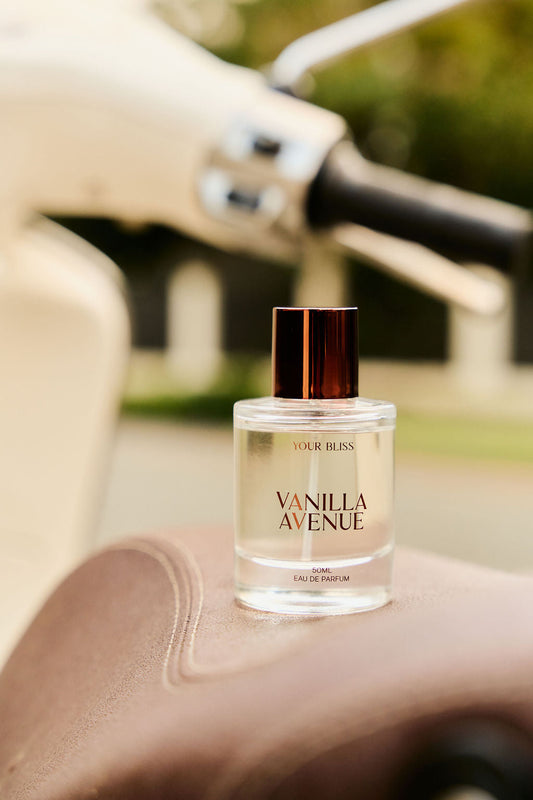 Your Bliss Vanilla Avenue 50ml Eau de Parfum — low tox vegan perfume stockist Redcliffe