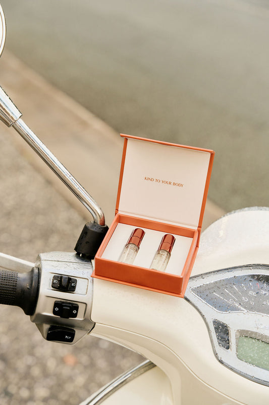 Your Bliss Vanilla Avenue and Boulevard samples — available in-store at Belles and Brides Redcliffe
