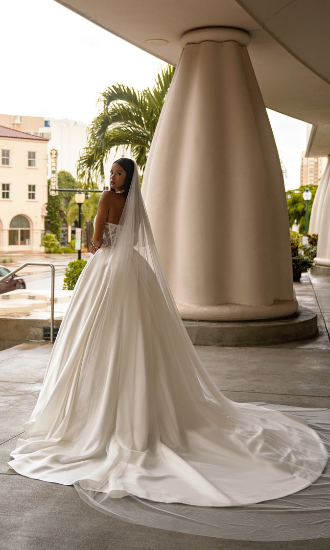 Morgan bridal gown at Belles and Brides, Redcliffe bridal boutique near Brisbane – view 3