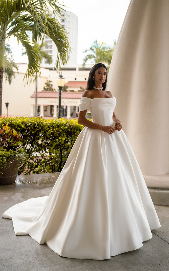 Manuela bridal gown at Belles and Brides, Redcliffe bridal boutique near Brisbane – view 3